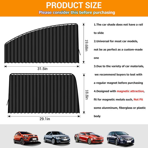 MagnaShade | Magnetic Car Curtains