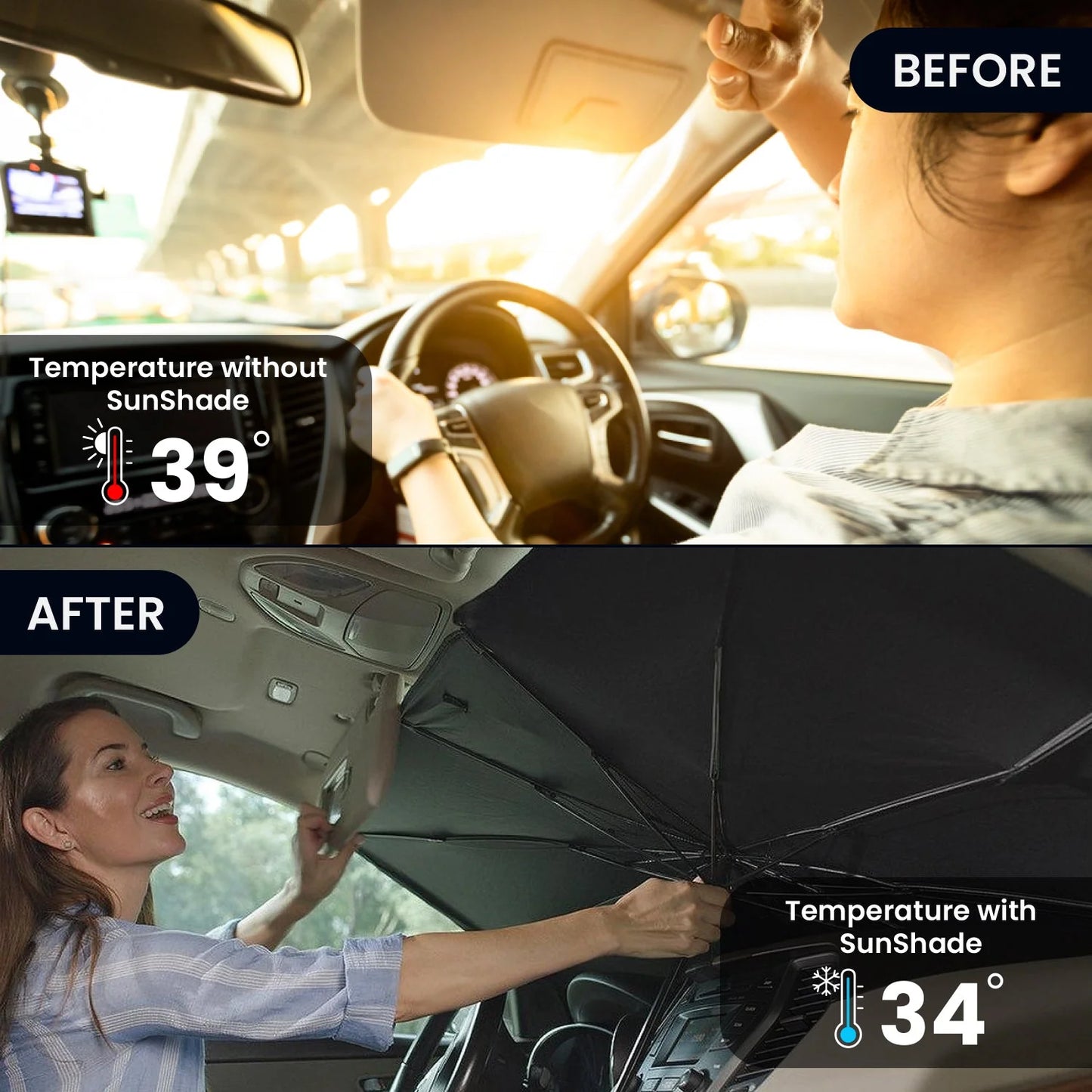 ShadeNova | Car Sunshade Umbrella
